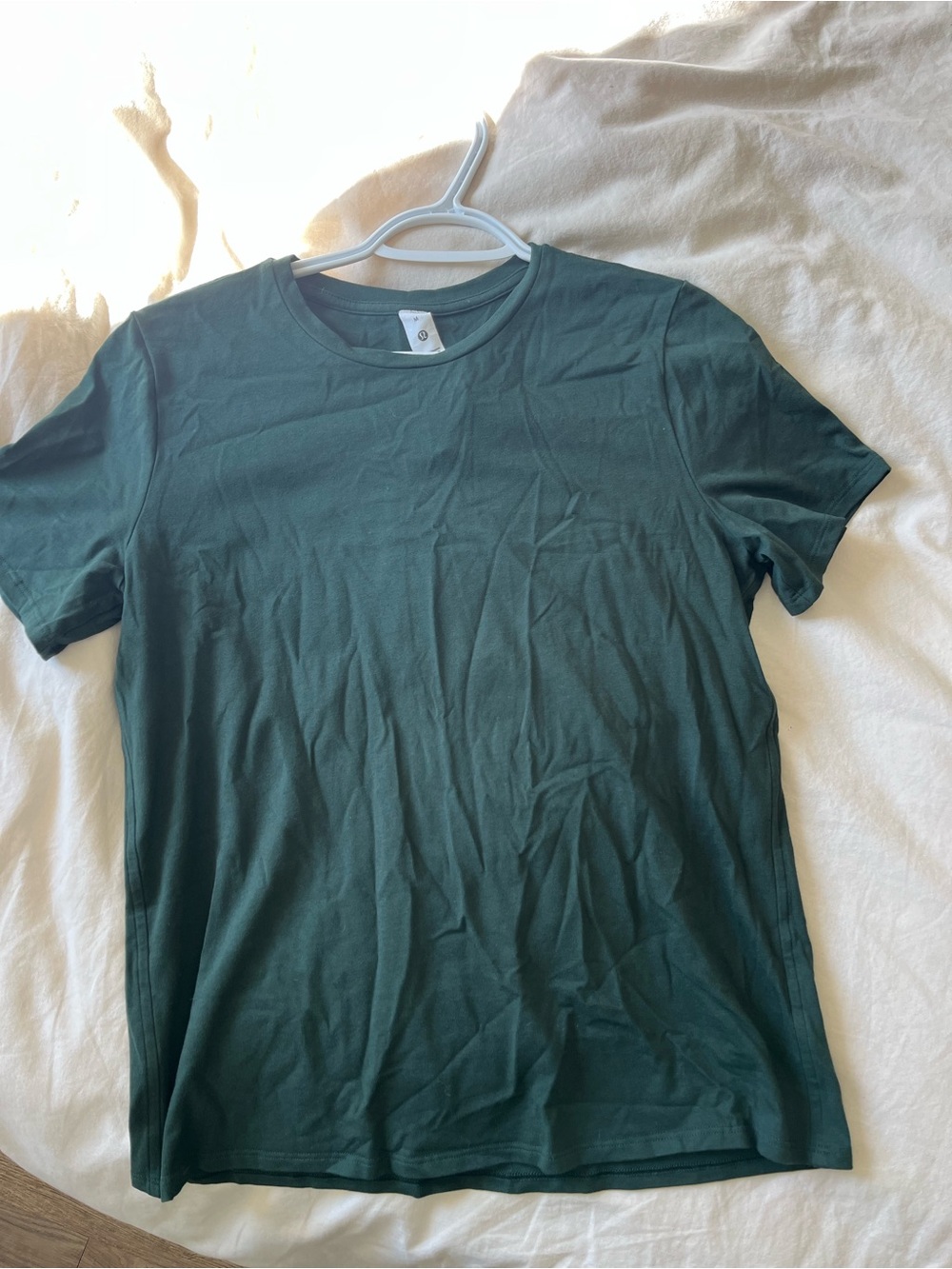 Women’s Lululemon Classic Crew Neck T‑Shirt in Dark Green